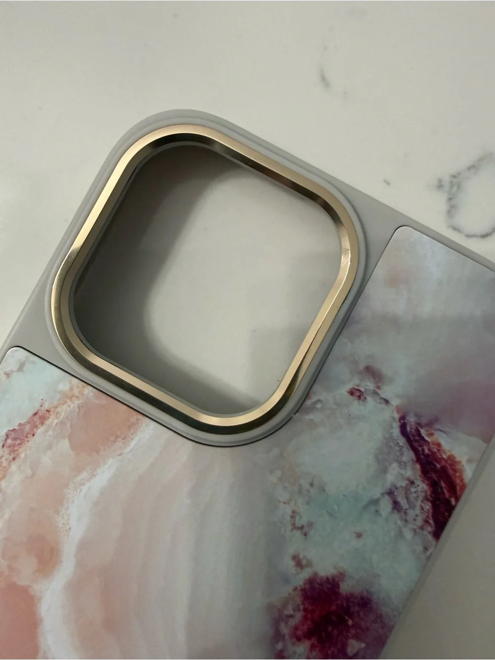 Pink Marble Protective Phone Case